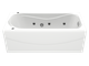 Акриловая гидромассажная ванна BAS Атланта 170х70