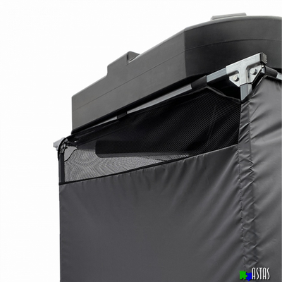 Кабина душевая дачная Rostok зеленая