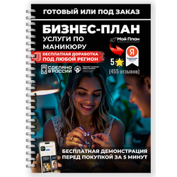 Бизнес-план под соцконтракт Маникюрный кабинет. Форма: Самозанятость.