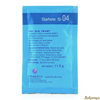ДРОЖЖИ SAFALE S-04 11,5 Г