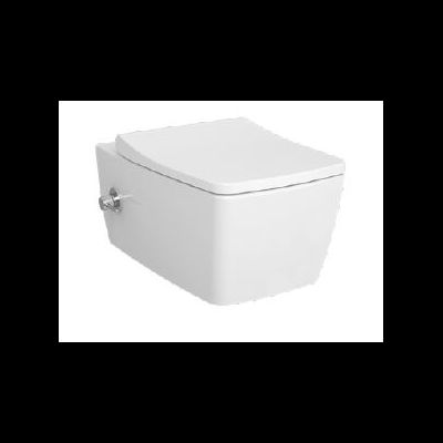 Подвесной унитаз VitrA, Metropole, 56 см, безободковый, с функцией биде и встроенным смесителем, 7672B003-1684