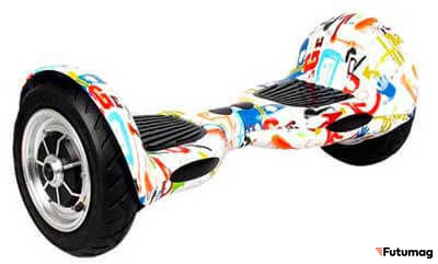 Гироскутер Smart Balance SUV 10 дюймов Граффити белый