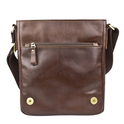 Кожаная мужская сумка Pontevico Premium brown (арт. 5080-53)