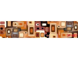 SP-087 ГЕОМЕТРИЯ Глянцевая стеновая панель ALBICO 2800*610*6мм.