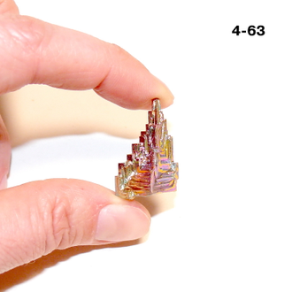 Висмут выращенный (кристалл) №4-63: 8,8г - 25*15*12мм