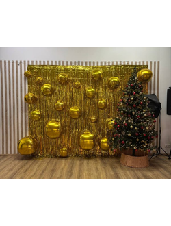 ФОТОЗОНА ИЗ ШАРОВ "ЗОЛОТАЯ СФЕРА"