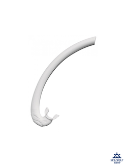 Трубка для дайвинга С4 MISTRAL WHITE гибкая