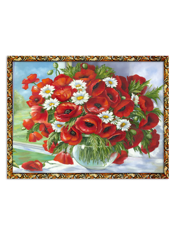 Репродукция картины в раме UGК925 "Цветы" 55*75 см.