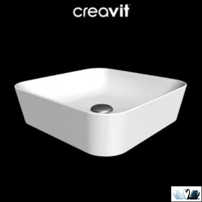 Раковина Creavit Ultra UL040-00CB00E-0000 40 х 40 см на столешницу, глянец белоснежного цвета