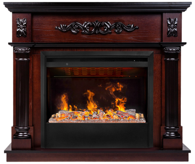 Электрокамин Silvia AO с очагом 3D Helios 26 SBG