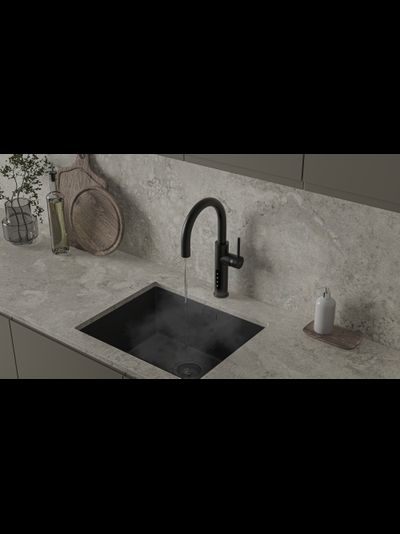 Система мгновенного кипячения воды с газацией и охлаждением 5в1 AQUAHOT ASPEN BM (черный матовый)