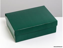 Коробка подарочная «Изумрудная» 21 х 15 х 7 см