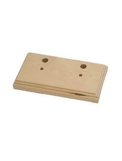 Подложка на-бревно Кром 2-поста, без отделки, с пазом