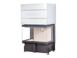 Каминная топка Дельта 800 три стекла принтинг, Экокамин (Россия)