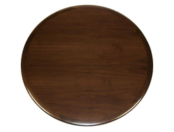 Walnut Veneer with Walnut Wood Edge (Round Table)