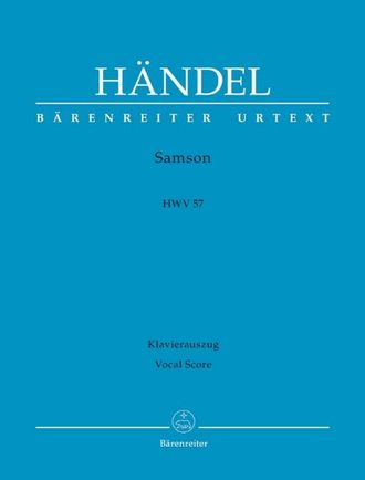 Händel. Samson HWV57 für Soli, gem Chor und Orchester Klavierauszug (en)