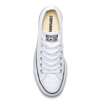 Кеды Converse All Star Low Top на платформе белые