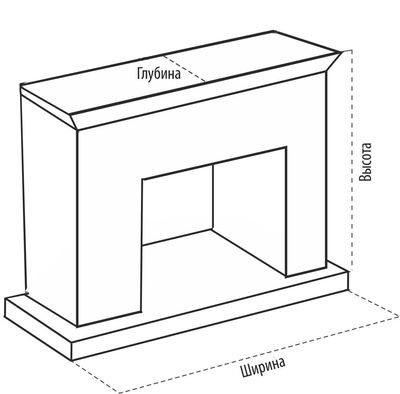 Электрокамин Моника