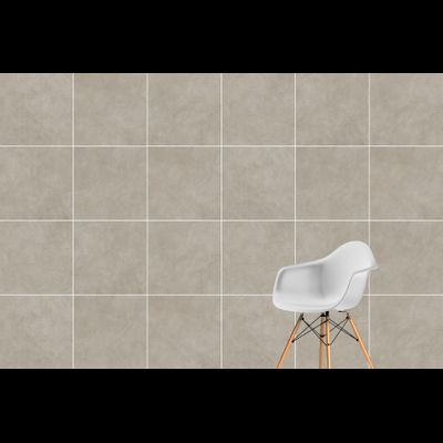 MICROCEMENT, керамогранит, 60x60 см, Светлый Греж, Матовый (8 мм), K947892R