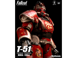 Силовая броня Т-51 "Нюка-Кола" (серия Fallout) - Коллекционная фигурка 1/6 Fallout T-51 Nuka Cola Power Armor (3Z07730W0) - Threezero