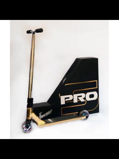 Самокат трюковый S-PRO золотой хром