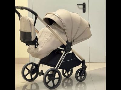 Детская коляска 3 в 1 Luxmom 999 Бежевый