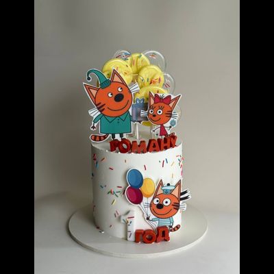 Торт три кота 2