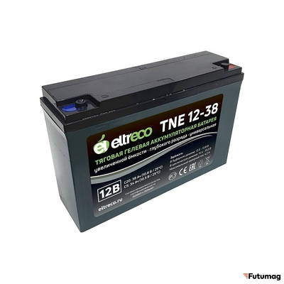 Тяговый аккумулятор Eltreco TNE12-38 (12V32.5A/H C3)