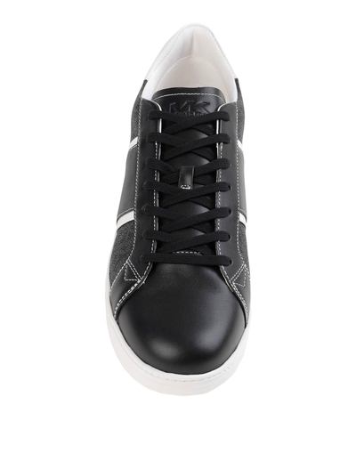 Мужские кроссовки Michael Kors с полосой черные