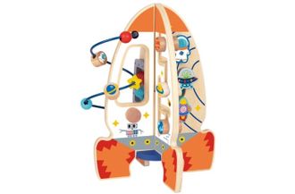 Деревянная игрушка Tooky Toy Развивающий центр Ракета