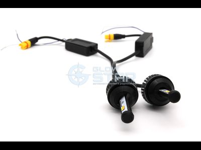 Aozoom ДХО в поворотники 1156/7440 (2 в 1) S25/T20 (BAU15S/WY21W) белый+оранжевый (комплект, 2шт)