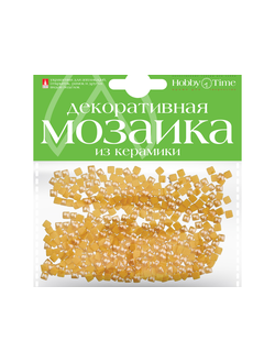 Мини мозаика из керамики 4х4 мм 200шт тонкая Охра
