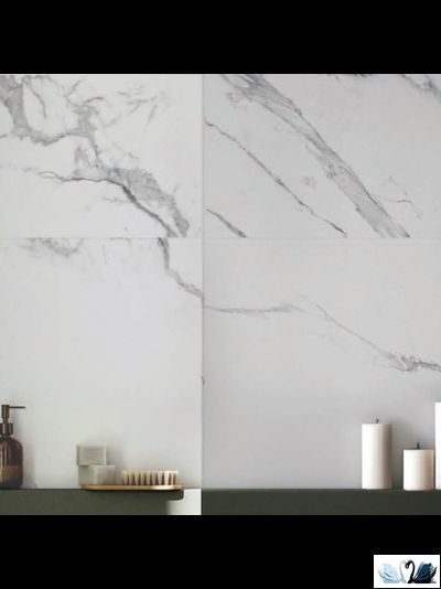 Керамогранит Stellare Ceramica Carrara Bianco 60x120 см белый матовый