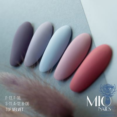 MIOnails Топ Velvet, 15 мл