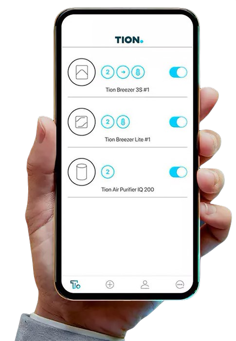 Управление через мобильные приложения Tion?Remote и MagicAir