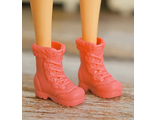 Ботинки для Барби и Скиппер карамельно-розового цвета. (1712)