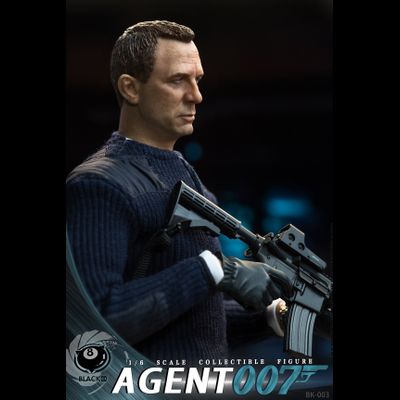Джеймс Бонд (Дэниел Крейг, "Не время умирать") - КОЛЛЕКЦИОННАЯ ФИГУРКА 1/6 Agent 007 (BK-003) - BLACK 8 STUDIO
