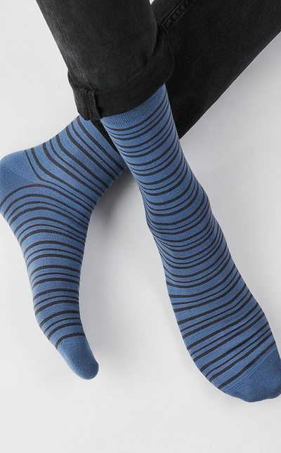 Носки мужские хлопок Omsa Style 502 синий