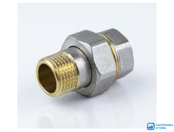 Разъемное соед.(американка) прямая VIEIR  1/2'' вр/нр никель