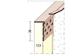 Профиль финишный с отрывной защитной полосой жесткий пвх 3,05 м Protektor Артикул: 3785