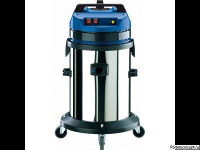 MEC 62/2 SG Пылесос для сухой и влажной уборки, мет. бак,2 турб, 2800 Вт, 62 л. гараж.компл.