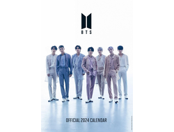 BTS Official Календарь 2024, перекидные календари 2024, BTS Calendar 2024, Intpressshop