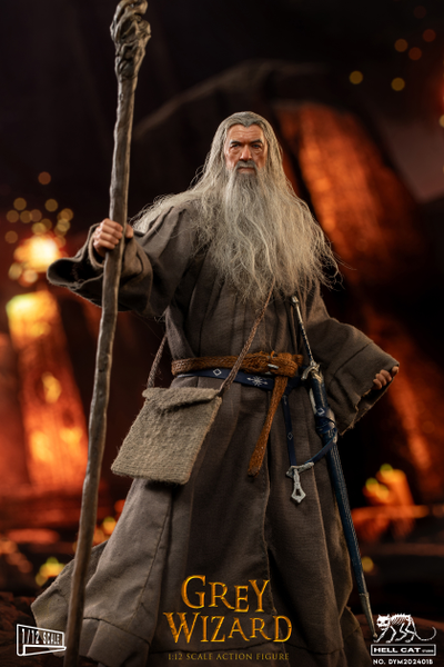 Гэндальф Серый ("Властелин Колец", Lord of the Rings) - Коллекционная фигурка 1/12 SCALE Grey Wizard (DYM202401B) - Hell Cat