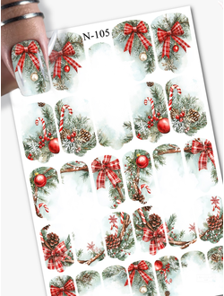 Пленка для маникюра Осень/Зима N-105