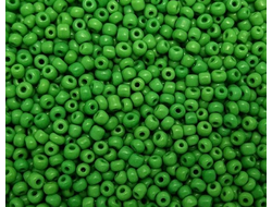 Бисер Китайский №12-47 зеленый непрозрачный, 50 грамм