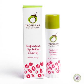 Натуральный бальзам-стик для губ  Lip Balm Tropicana в ассортименте. 4,5г.