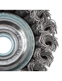 ЕРМАК Щетка металл. для УШМ 75мм/М14 крученая (чашка), 3 штуки