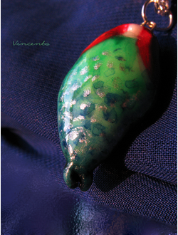 Кулон-капля в виде волшебной рыбки Русалды