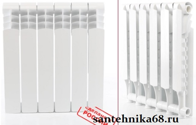 Алюминиевые радиаторы ATM Thermo Moderno 500/80 4 6 8 10 12 секций