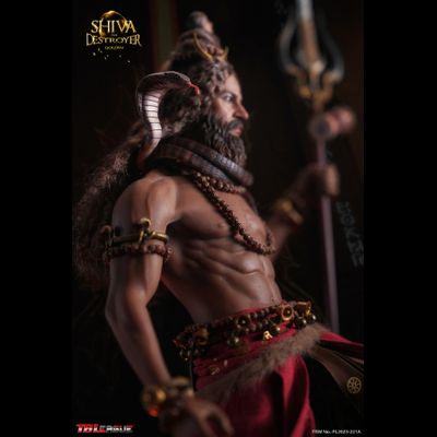 Индийский бог Шива (золотой) - Коллекционная фигурка 1/6 Shiva The Destroyer Golden (PL2023-221A) - TBLeague